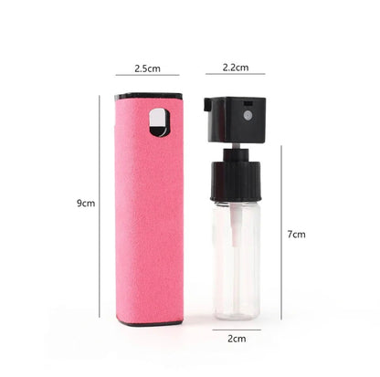 2In1 Mobile Phone Screen Cleaner Spray Bottle Set Computer PC Microfiber Cloth Wipe for iPhone iPad Huawei Screen Cleaning Tool