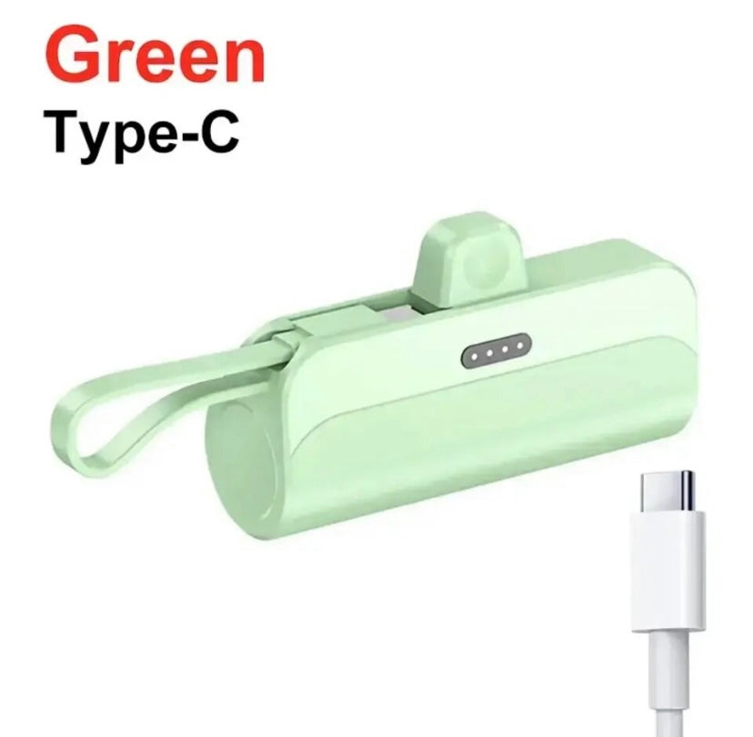 3000mAh Mini Portable Power Bank External Battery Plug Play Power Bank Type C Fast Effective Charger for iPhone and Samsung
