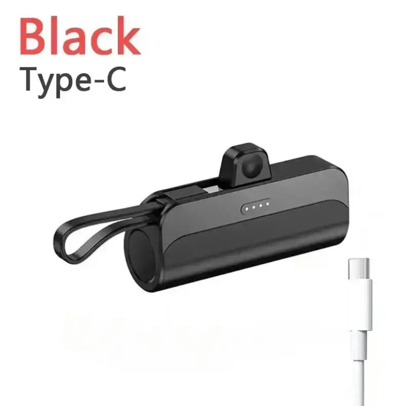 3000mAh Mini Portable Power Bank External Battery Plug Play Power Bank Type C Fast Effective Charger for iPhone and Samsung